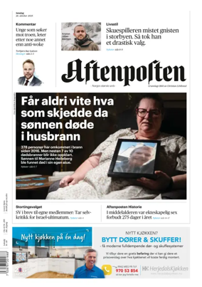 Cover of Aftenposten