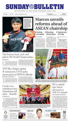 Cover of Manila Bulletin