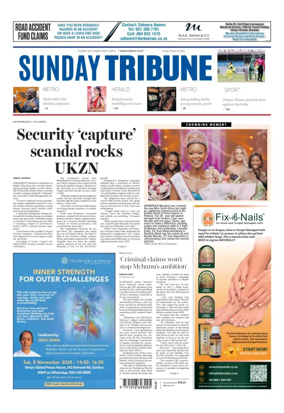 Cover of Sunday Tribune