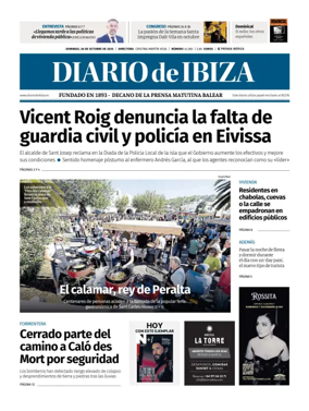 Cover of Diario de Ibiza