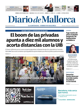 Cover of Diario de Mallorca