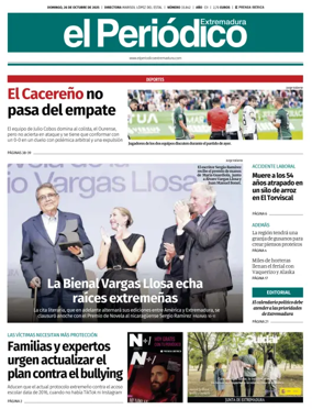 Cover of El Periódico Extremadura