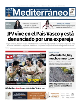 Cover of El Periódico Mediterráneo