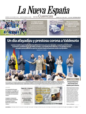 Cover of La Nueva España (Cuencas)