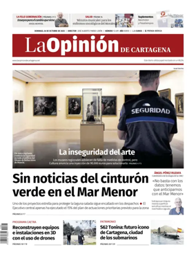 Cover of La Opinion de Murcia (Cartagena)