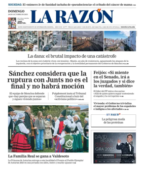 Cover of La Razon (Cataluna)