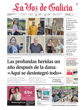 Cover of La Voz de Galicia (Barbanza)