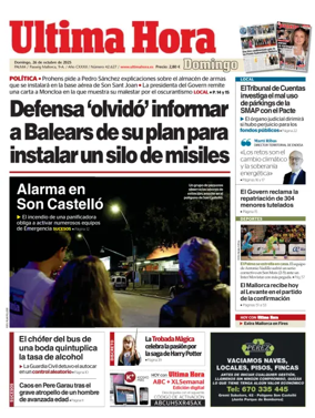 Cover of Ultima Hora