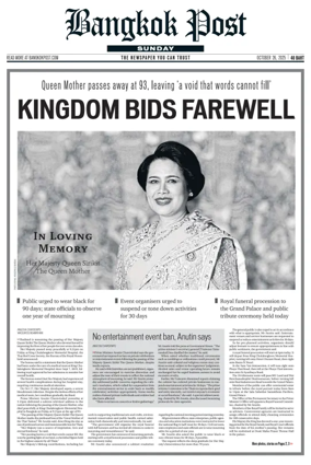 Cover of Bangkok Post