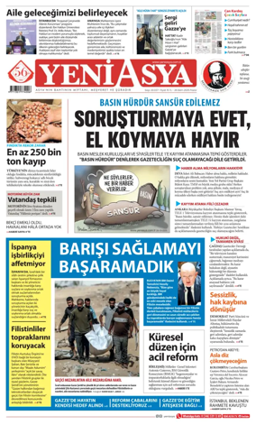 Cover of Yeni Asya