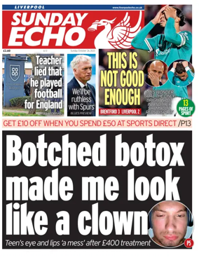 Cover of Liverpool Echo