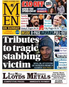 Cover of Manchester Evening News