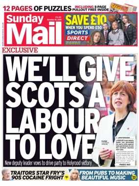 Cover of Sunday Mail (UK)
