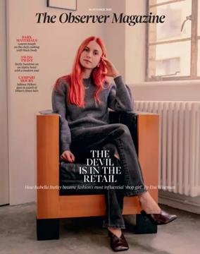 Cover of The Observer Magazine