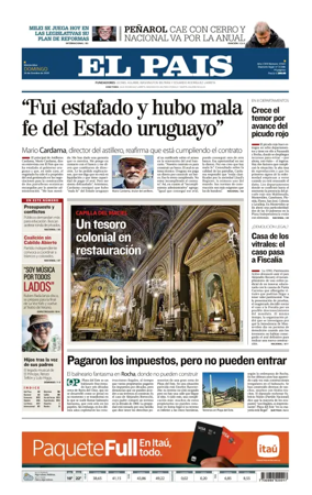 Cover of El Pais (Uruguay)