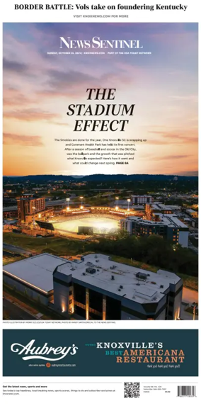 Cover of Knoxville News Sentinel
