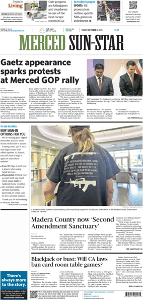 Cover of Merced Sun-Star (Saturday)
