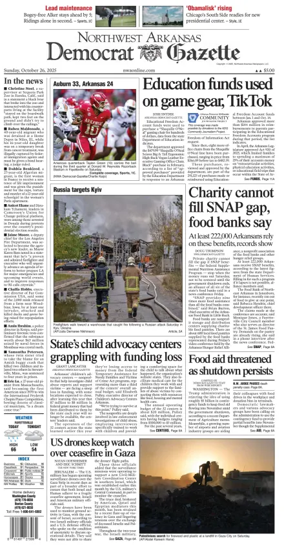 Cover of Northwest Arkansas Democrat-Gazette