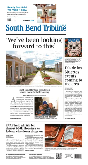 Cover of South Bend Tribune