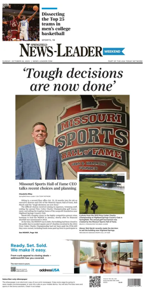 Cover of Springfield News-Leader