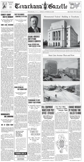 Cover of Texarkana Gazette