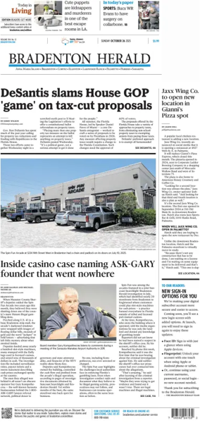 Cover of The Bradenton Herald (Sunday)
