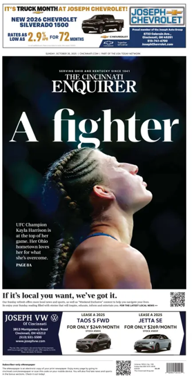 Cover of The Cincinnati Enquirer