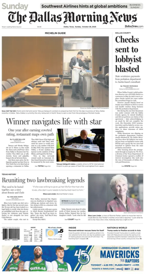 Cover of The Dallas Morning News