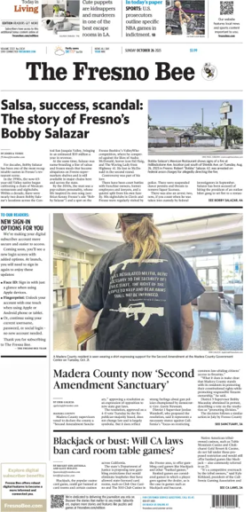 Cover of The Fresno Bee (Sunday)