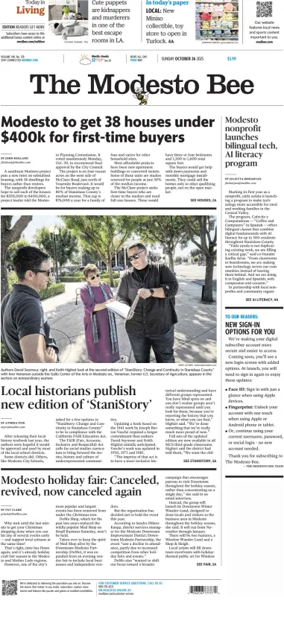 Cover of The Modesto Bee (Sunday)
