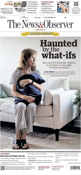 Cover of The News & Observer (Sunday)