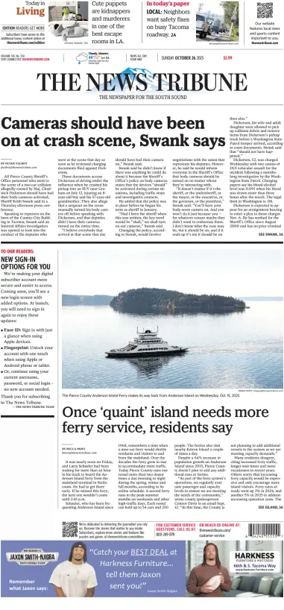 Cover of The News Tribune