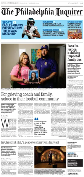 Cover of The Philadelphia Inquirer (South Jersey edition)