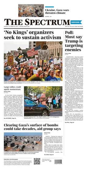 Cover of The Spectrum & Daily News