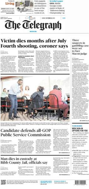 Cover of The Telegraph (Macon) (Sunday)