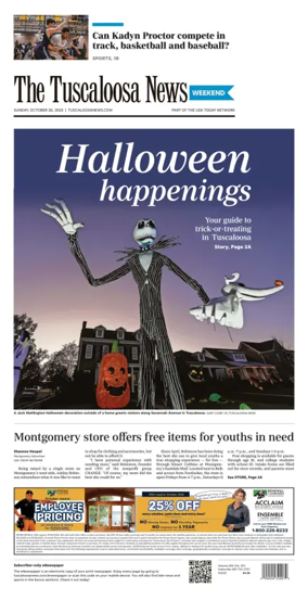 Cover of The Tuscaloosa News