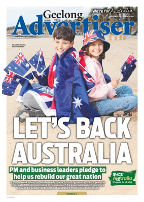 Cover of Geelong Advertiser