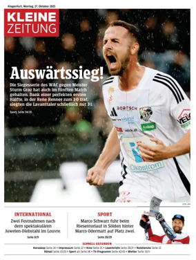 Cover of Kleine Zeitung Kaernten