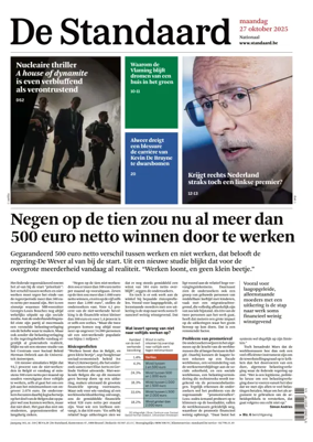 Cover of De Standaard