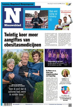 Cover of Het Nieuwsblad
