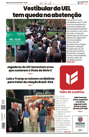 Cover of Folha de Londrina