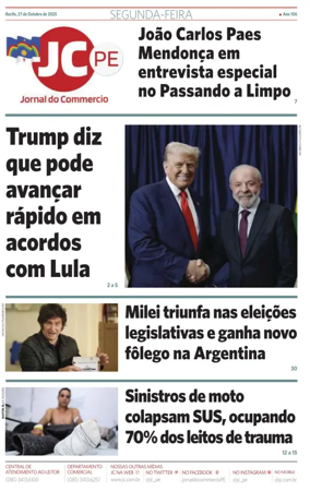 Cover of Jornal do Commercio