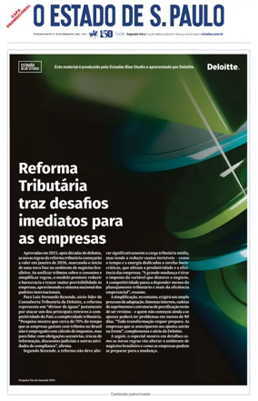 Cover of O Estado de S. Paulo