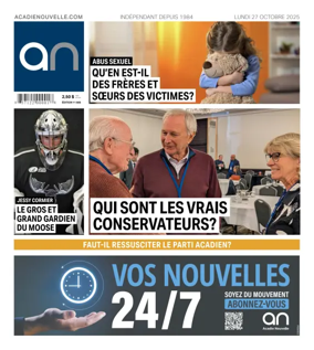 Cover of Acadie Nouvelle