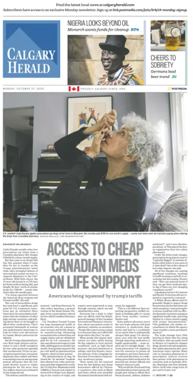 Cover of Calgary Herald