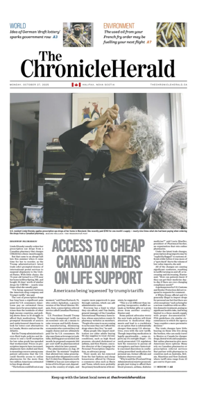 Cover of The Chronicle Herald (Provincial)