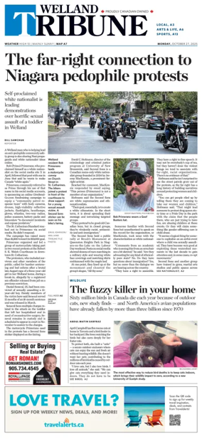 Cover of The Welland Tribune