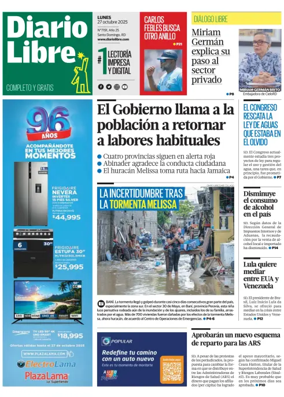 Cover of Diario Libre (Republica Dominicana)