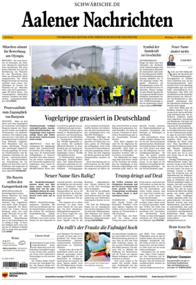 Cover of Aalener Nachrichten