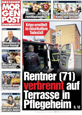 Cover of Dresdner Morgenpost